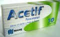 ACETIF(PARACETAMOL) TABLETAS 500 MG CAJA C/10