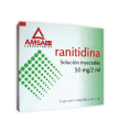 RANITIDINA SOL. INY. 50 MG/ 2 ML CAJA CON 5 AMPOLLETAS DE 2 ML